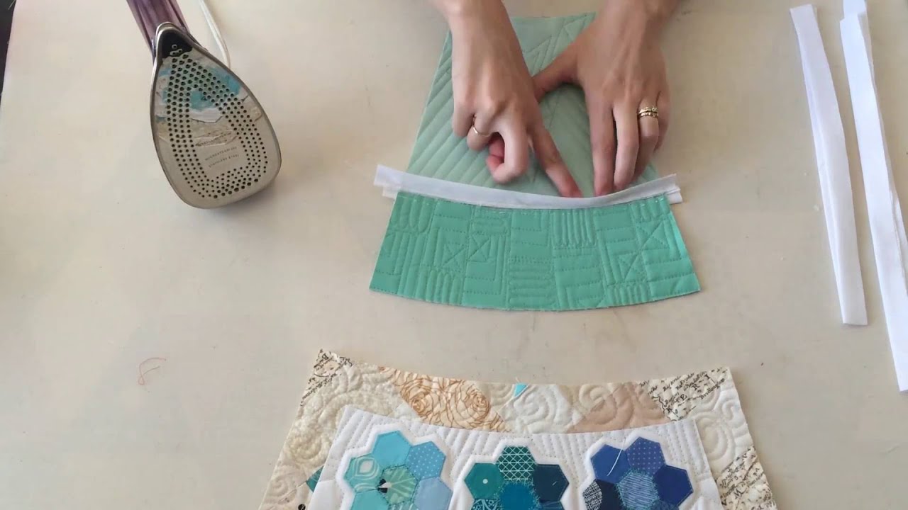 A peek of the making of the Technicolor Galaxy Quilt