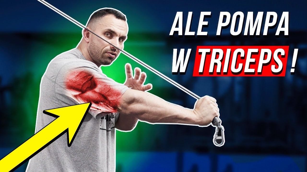 Wyczerpujący dwuset, pobudzi triceps do wzrostu (ĆWICZENIA NA TRICEPS)
