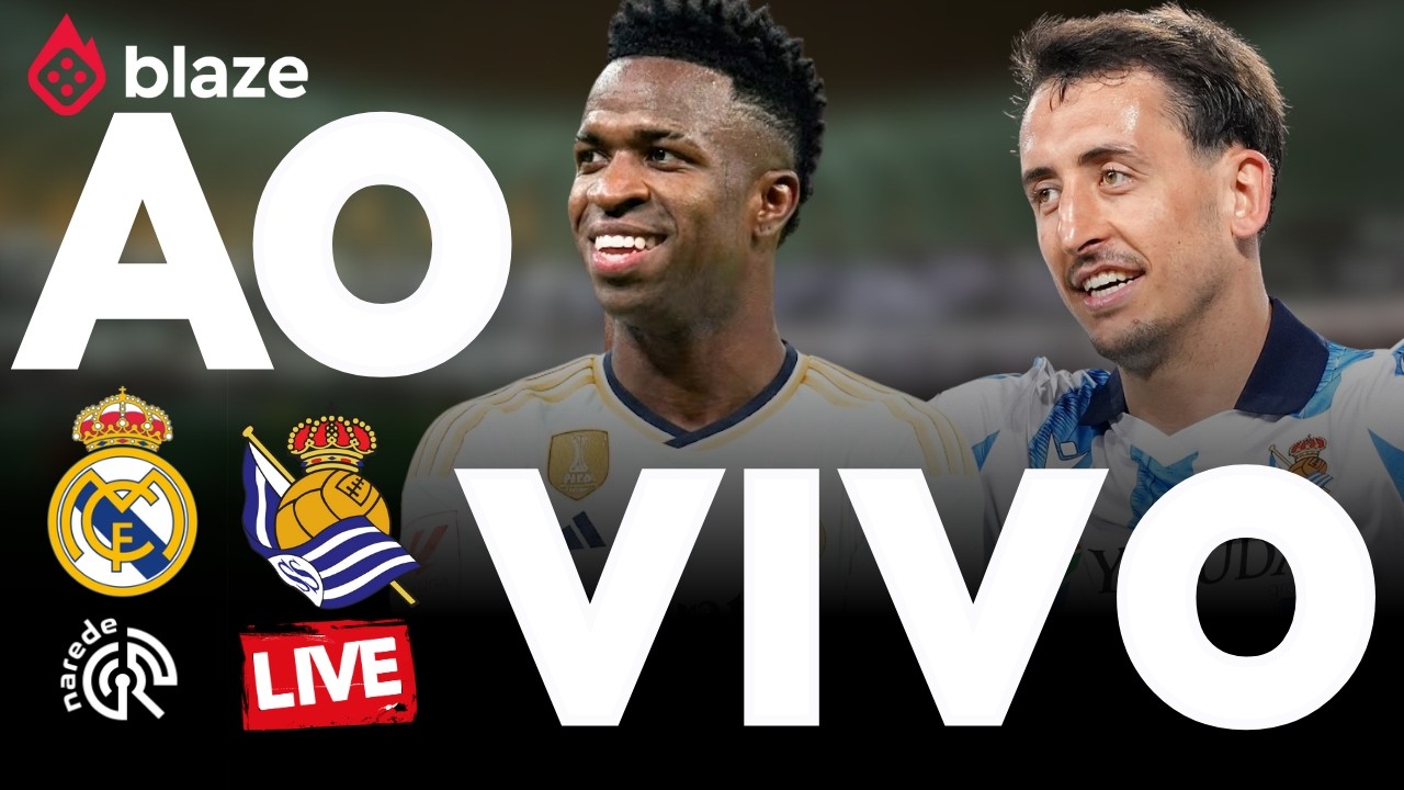 REAL MADRID AO VIVO AGORA | REAL MADRID X REAL SOCIEDAD | JOGO AO VIVO | LA LIGA 2026