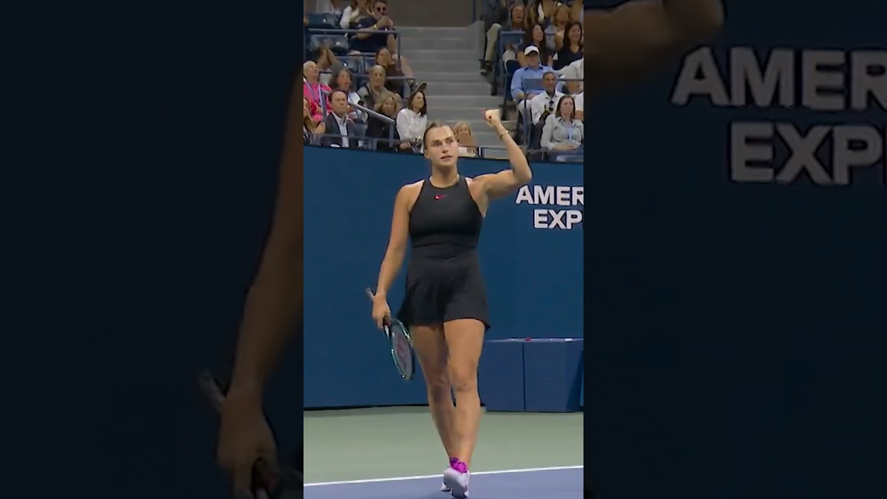 Sabalenka&rsquo;s POWERFUL point 💪