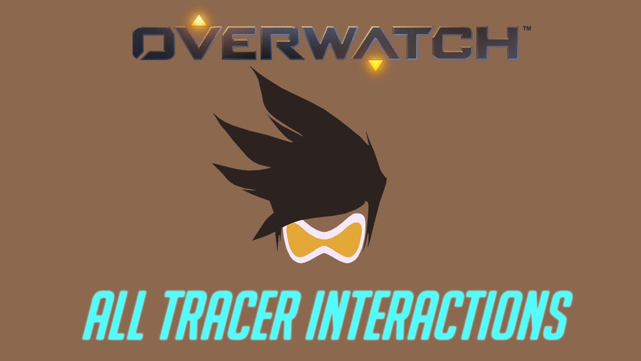 Overwatch - All Tracer Interactions + Unique Kill Quotes