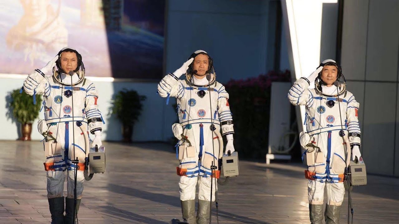Shenzhou-12 mission: Send-off ceremony held for astronauts