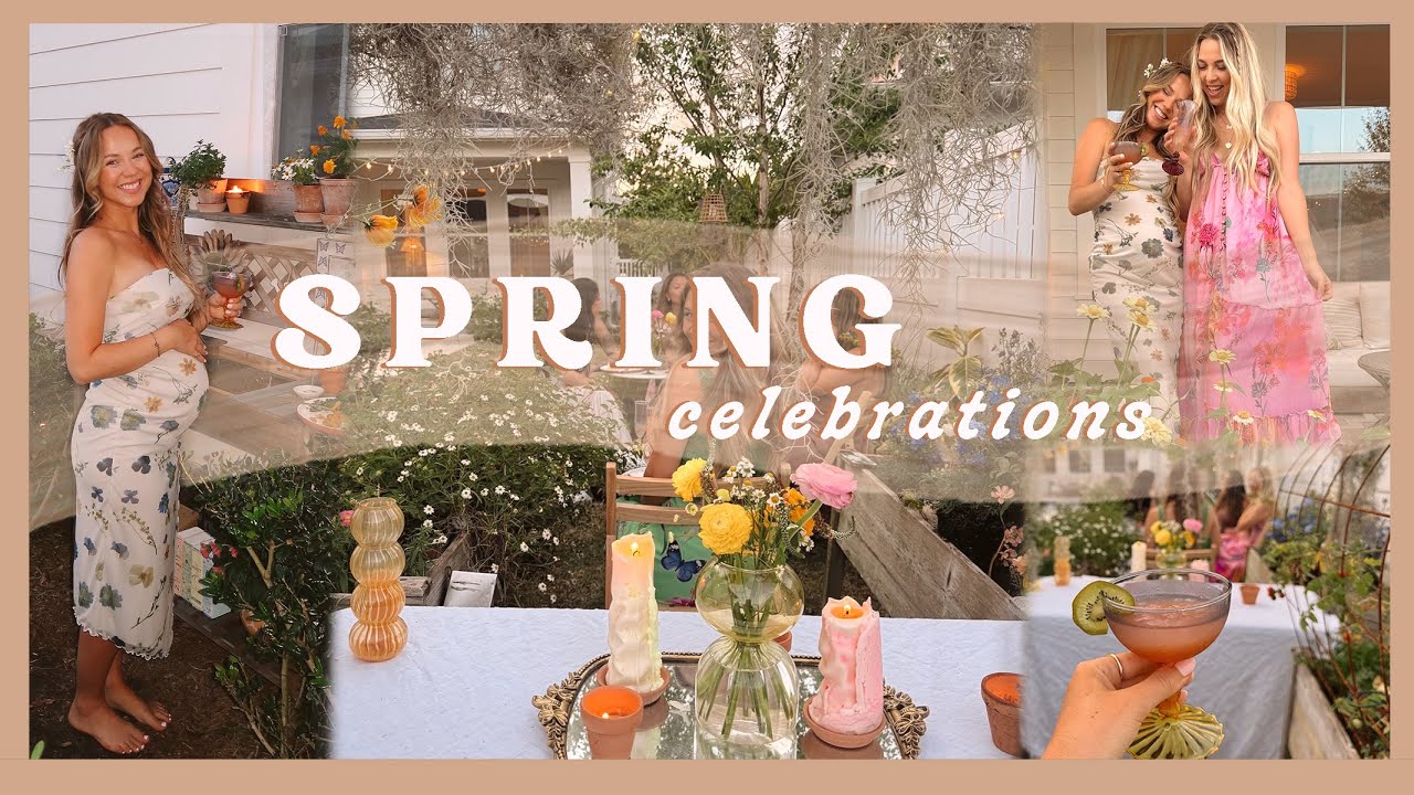 HOST WITH ME | garden dinner party & sunrise bird feeder DIY!