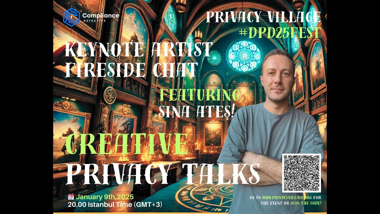 Privacy Village #DPD25FEST Keynote Artist Fireside Chat w/ Sina Ateş