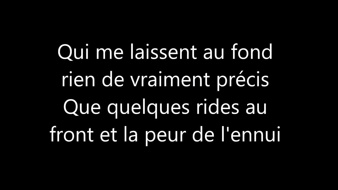 Hier encore - Charles Aznavour avec les paroles