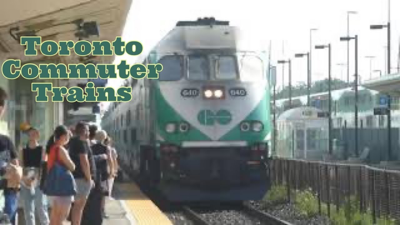 Toronto GO Commuter Train Action Mostly at Oakville GO Station 07/23/2022