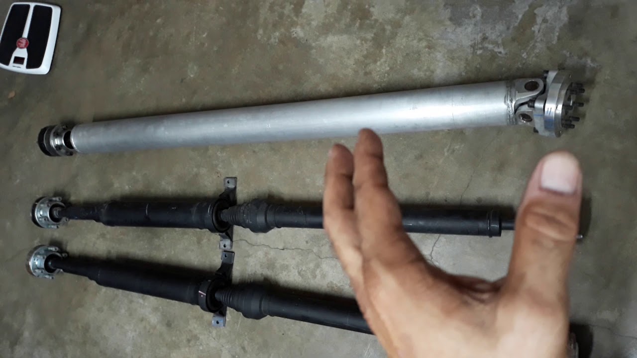 Comparing stock Hellcat driveshaft to  Redeye/Demon drive shaft