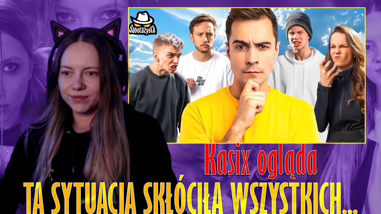 Kasix ogląda TA SYTUACJA SKŁÓCIŁA WSZYSTKICH... - SABOTAŻSTA 2! odc.2