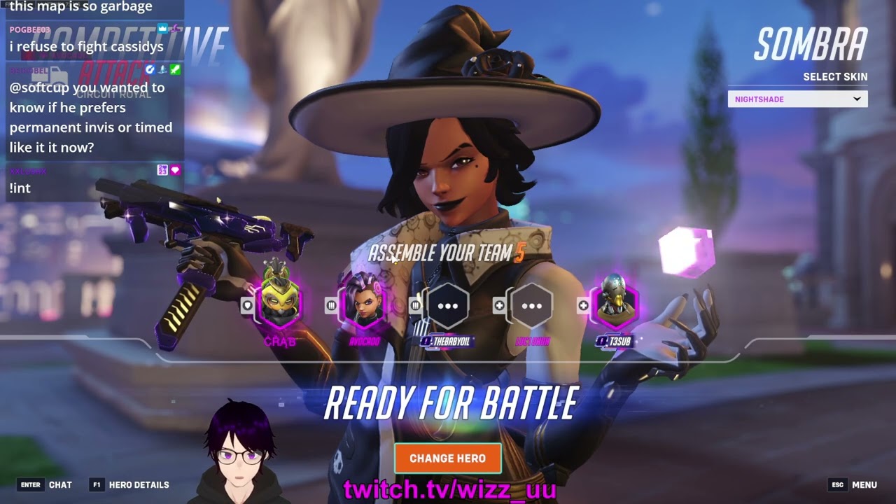 BEST SOMBRA! SombraWizard SOMBRA OVERWATCH 2 SEASON 16 TOP 500 GAMEPLAY
