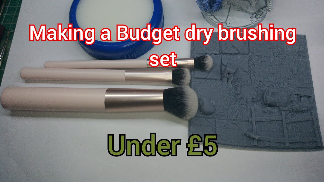 Budget dry brushing set & tips