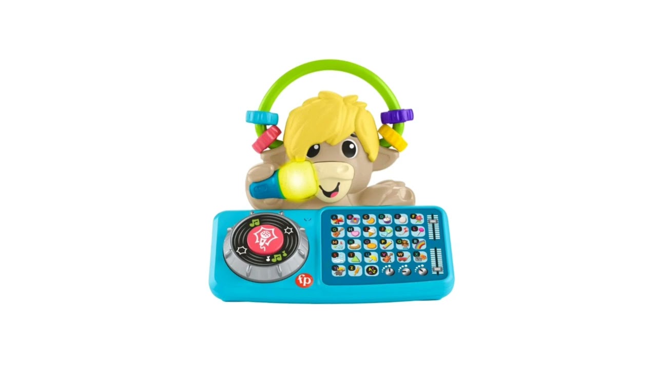 Fisher Price Escuadron Musical Dj Yak Primeras Palabras 2023 Audio Spanish, (HQ Audio)