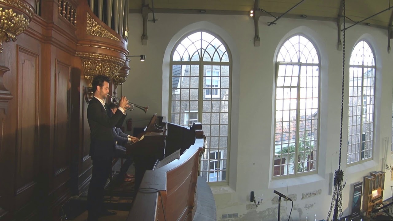Psalm 146  live concert   Floris Onstwedder,  Trumpet,    Joost van Belzen, Organ