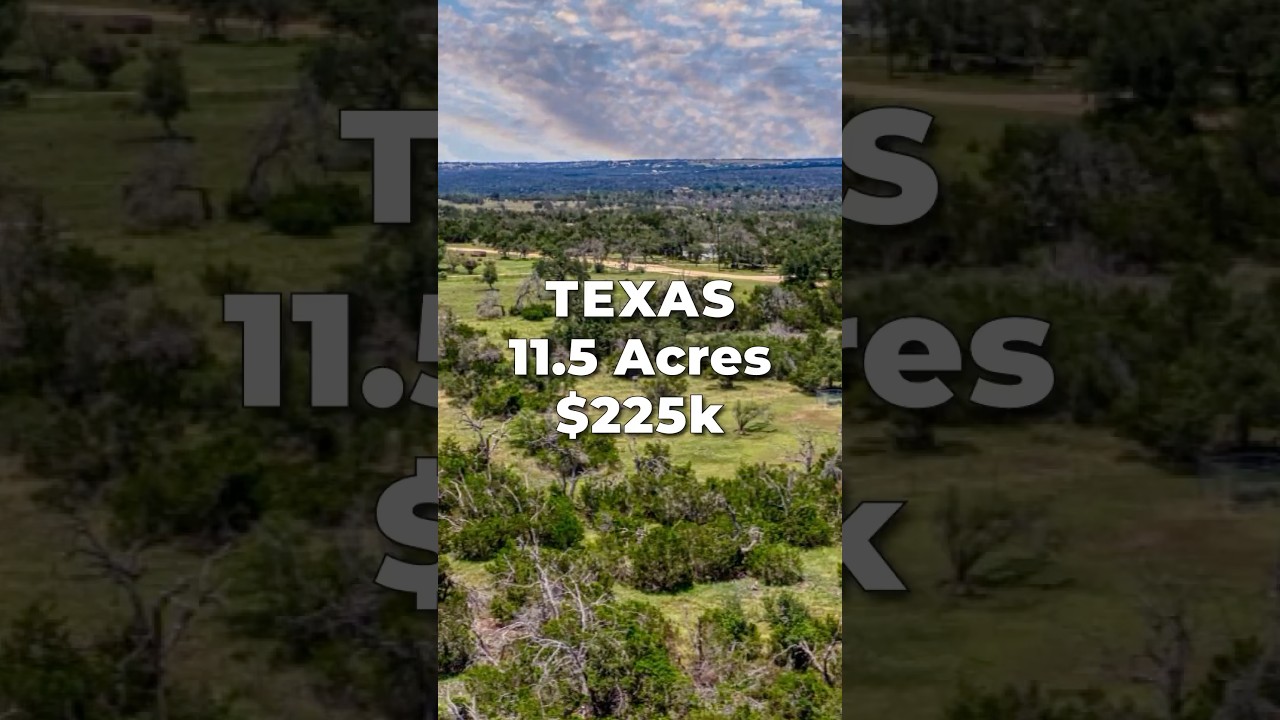 TEXAS LAND for SALE &bull; 11.5 Acres with Power &bull; LANDIO