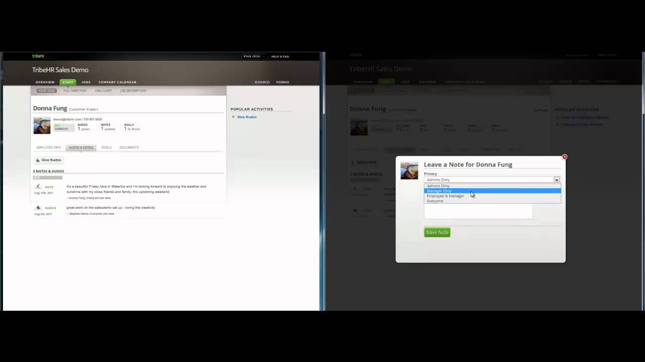 HR Software Permissions and Privacy Settings Video - TribeHR