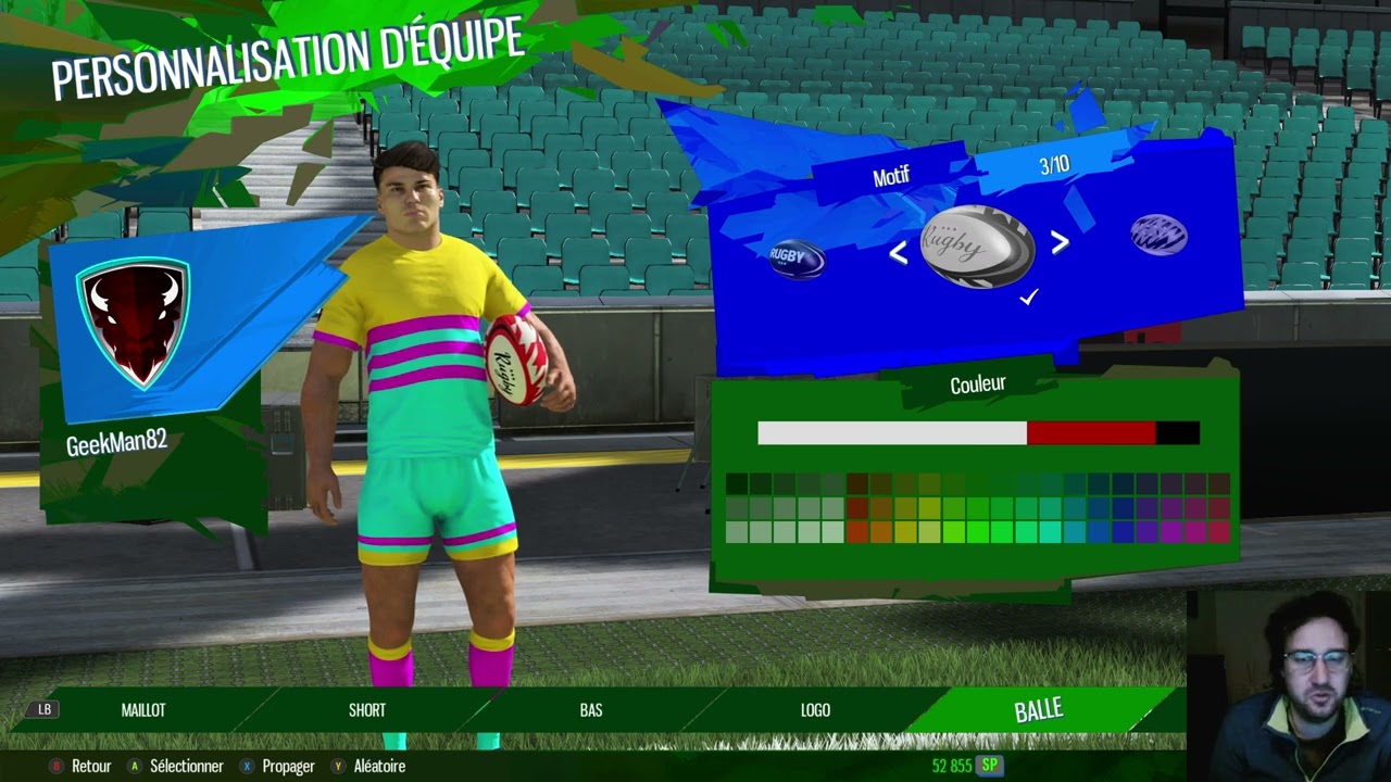 Rugby 22 : Ma Carrière #1: Création d'équipe / intersaison :)