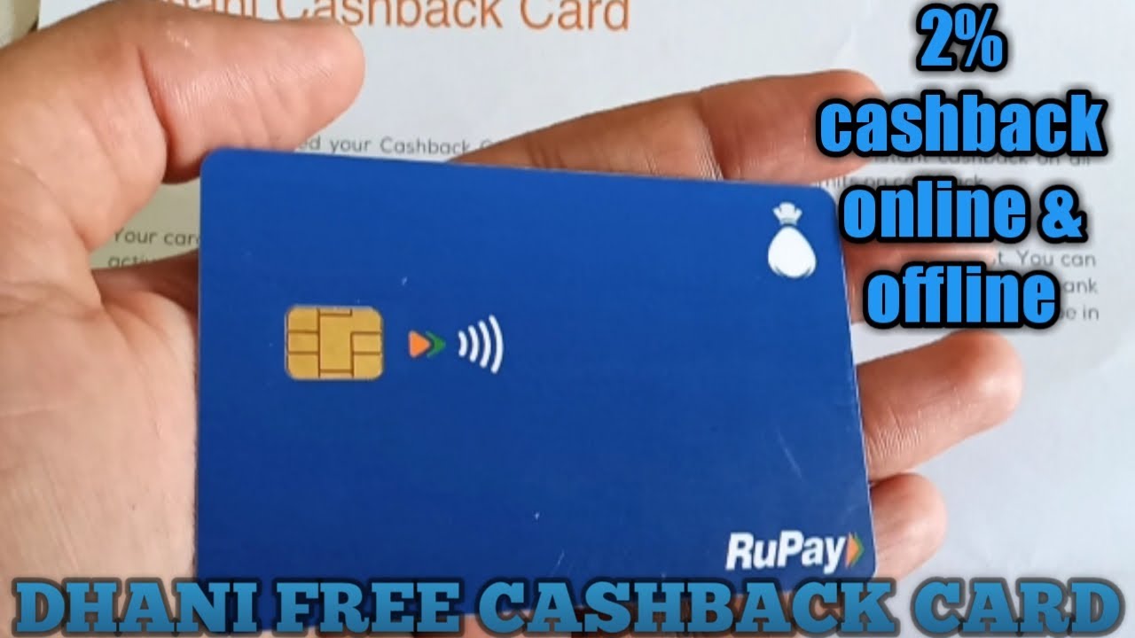 Dhani free CASHBACK card,dhani card unboxing