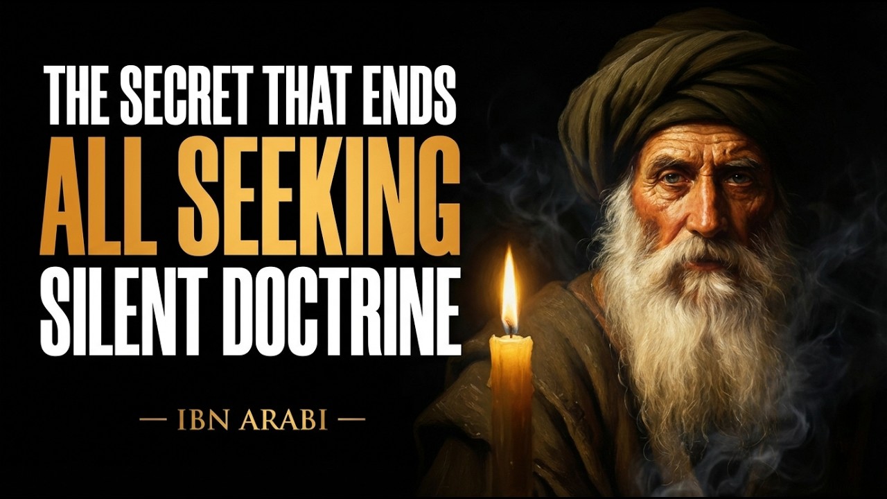 The Secret That Ends All Seeking – Ibn Arabi’s Silent Doctrine