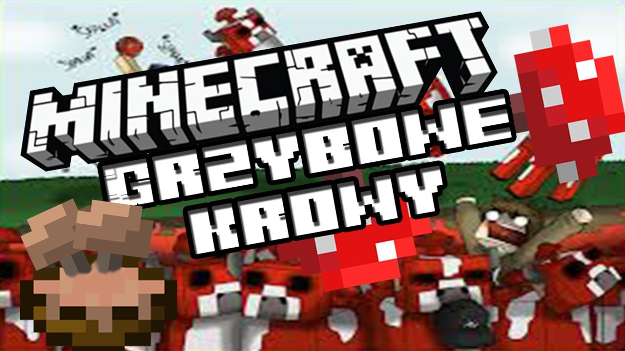 Minecraft: Grzybowe krowy (Mooshrooms)