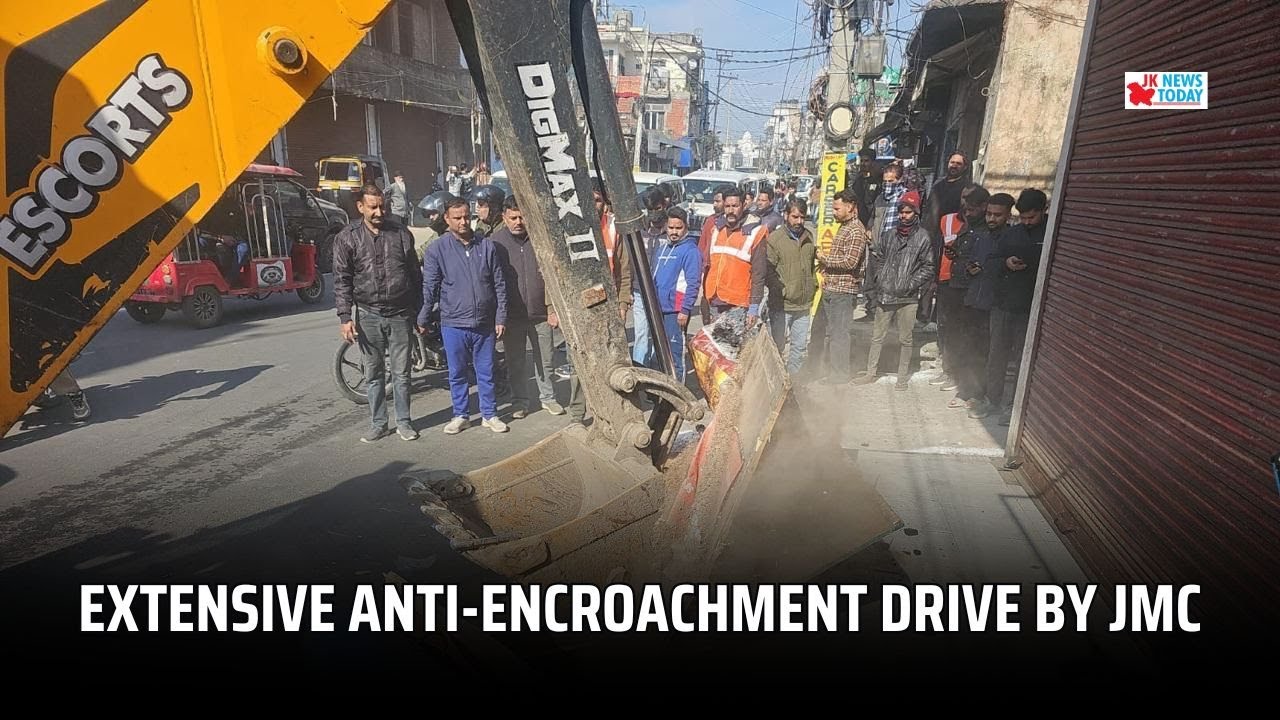 Extensive anti-encroachment drive by JMC | JK News Today