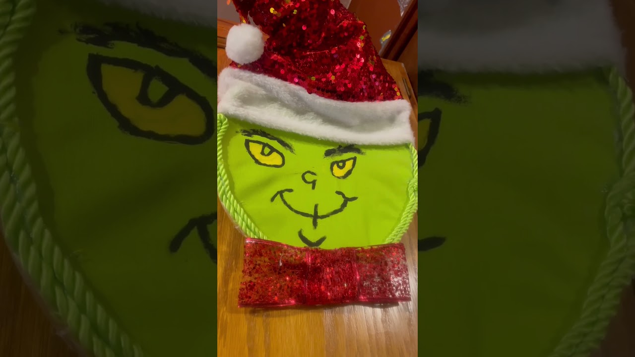 DIY Christmas Crafts - The Grinch who stole Christmas Decoration - Dollar Tree Budget Friendly Idea