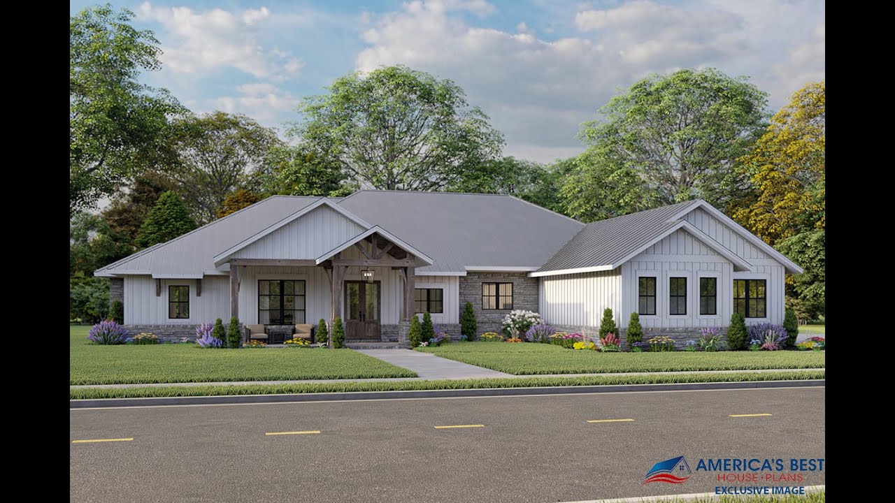 CRAFTSMAN HOUSE PLAN 041-00193 WITH INTERIOR