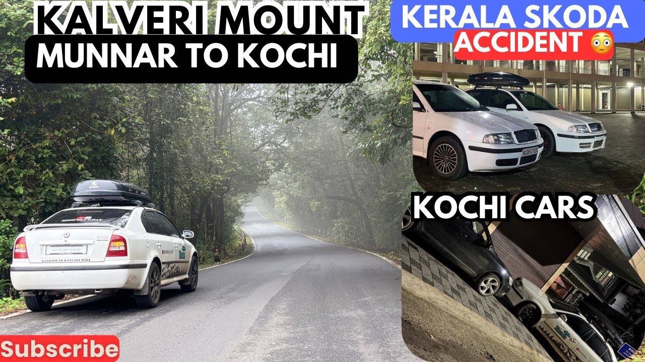 Exploring Calvari mount | Idduki me accident 😳Drive slow | Munnar to kochi via thodupuzha 