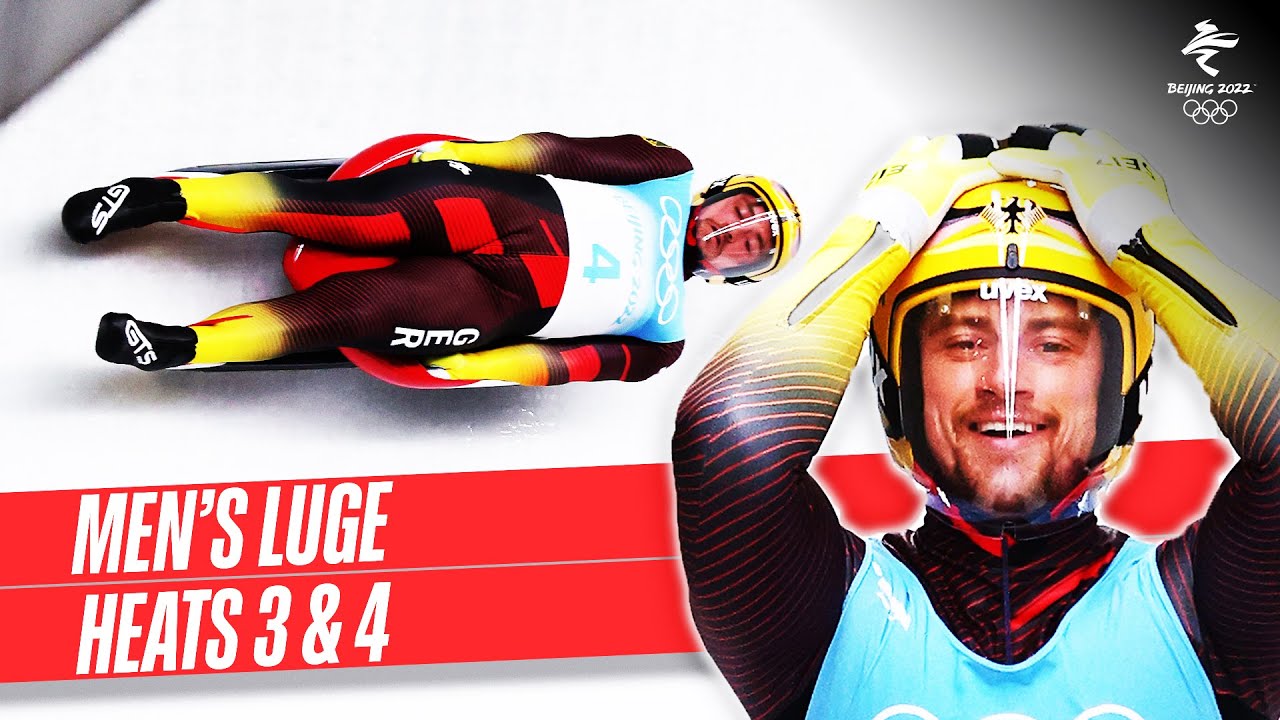 Men's Luge runs 3&4 | Full Replay | #Beijing2022