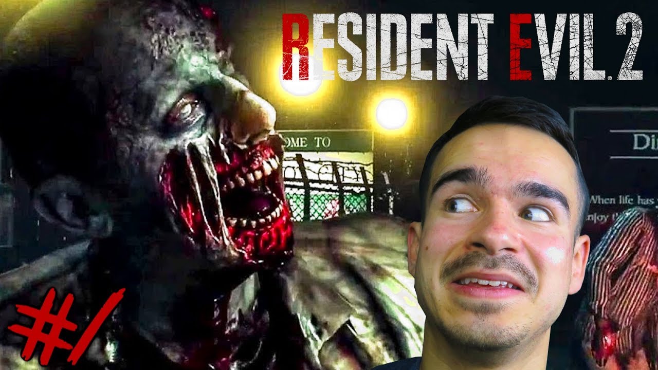 RESIDENT EVIL 2 : Lets Play #1 [FACECAM] - DER HORROR GEHT WIEDER LOS !!