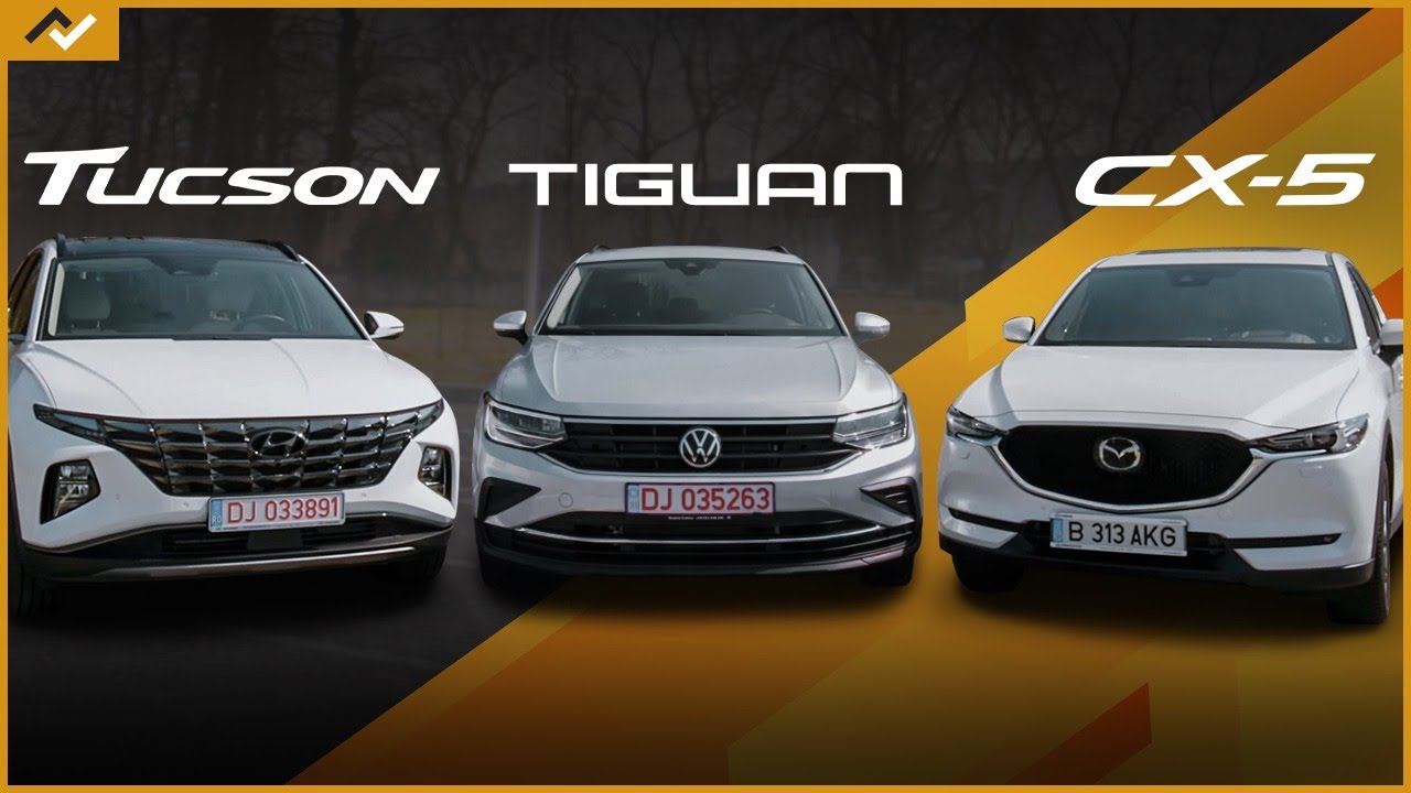 HYUNDAI TUCSON vs VOLKSWAGEN TIGUAN vs MAZDA CX-5
