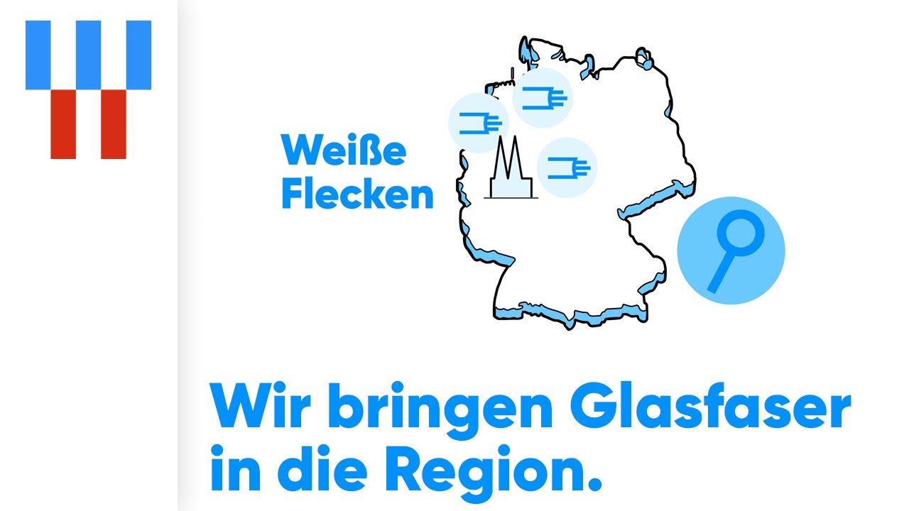 Weiße Flecken | NetCologne bringt Glasfaser in die Region.