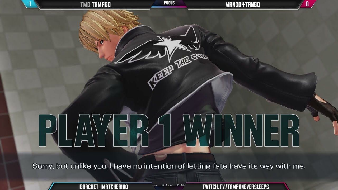 KOF XV Tournament TNS #6 King of Fighters 15 (Dinosaur Kukri K' Krohnen Gato Ramon Rock Dolores)