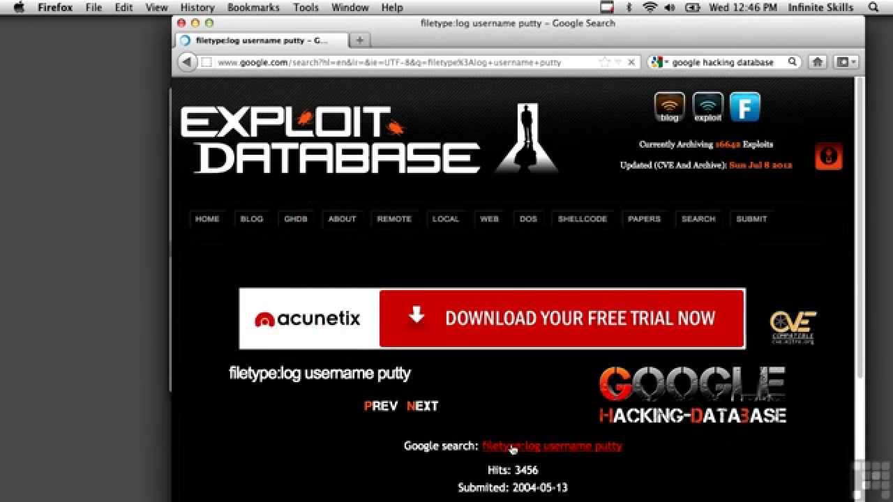 19.Google Hacking Database,Whitehat Hacking and Penetration Testing Tutorial