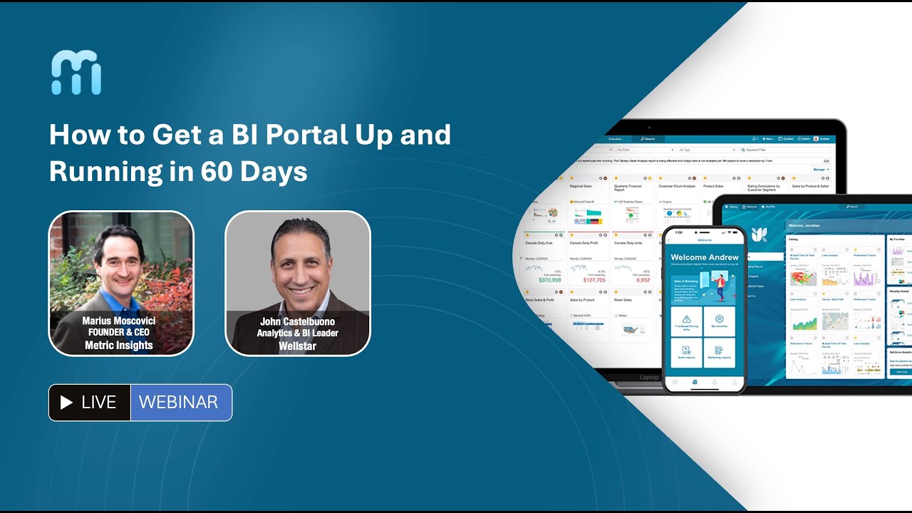 How to Get a BI Portal Up and Running in 60 Days
