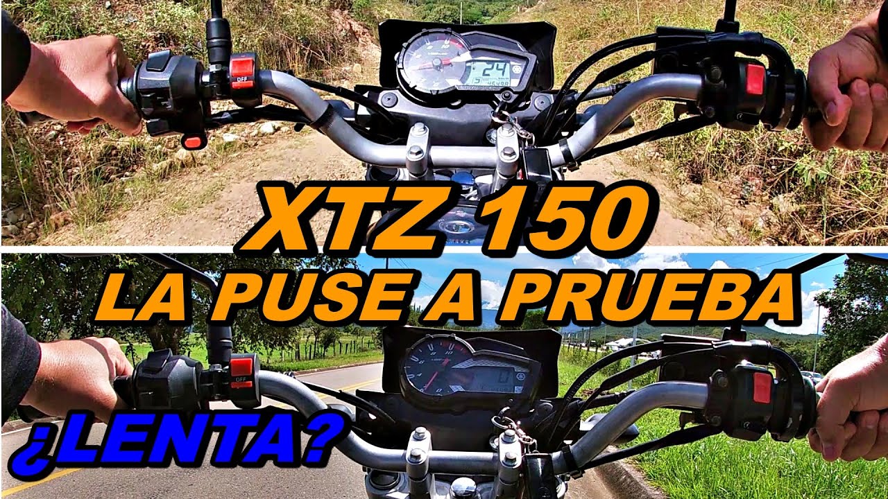 YAMAHA XTZ 150| TEST DRIVE| LA PUSE A PRUEBA CON 44.000 KM|