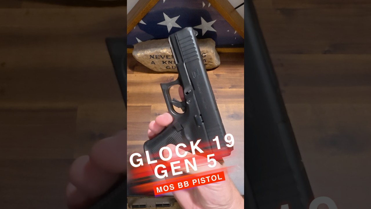 #umarexairguns #Glock 19 Gen 5 MOS BB pistol with Umarex RDS8 Micro Dot sight.