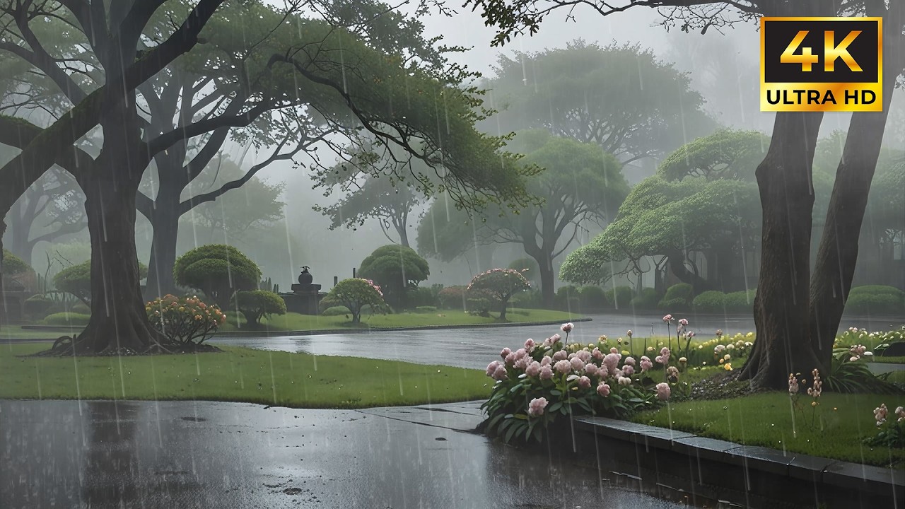 Peaceful Rain Ambience for Deep Sleep to Fall Asleep Faster and Beat Insomnia Naturally