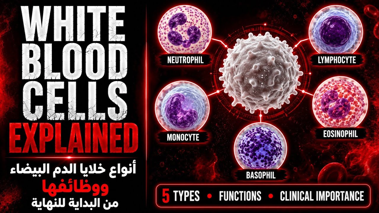 خلايا الدم البيضاء الحلقة الاهم E135. #CBC White Blood Cell ( WBCs)
