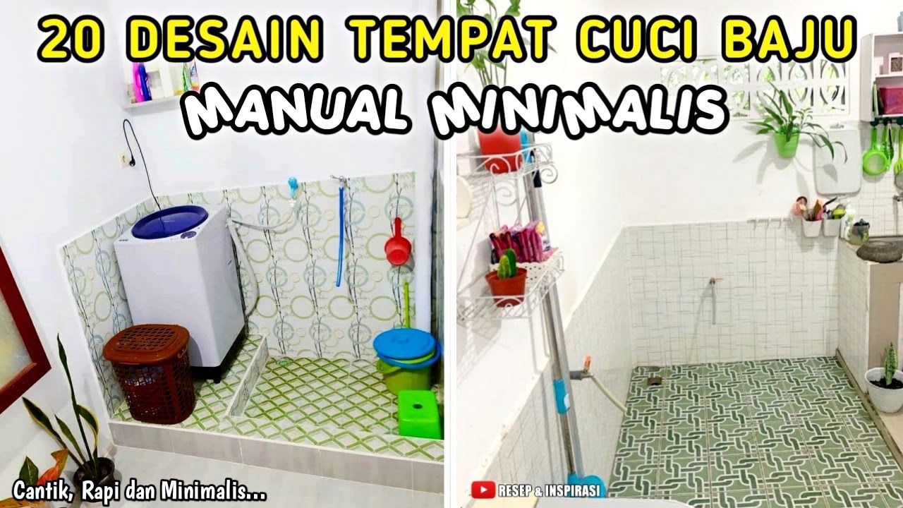 20 DESAIN TEMPAT CUCI BAJU MANUAL MINIMALIS | LINK PEMBELIAN PRODUK ADA DI DESKRIPSI