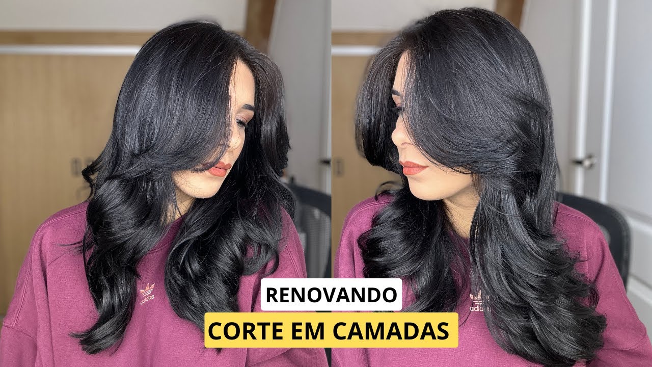 CORTE EM CAMADAS SOZINHA EM CASA | Por @jessicatthings_
