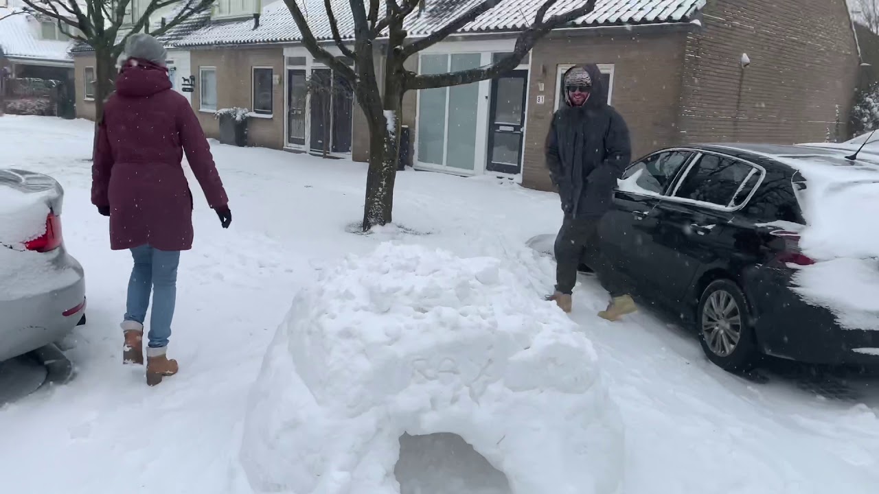 Ouderkerk aan de Amstel in de sneeuw