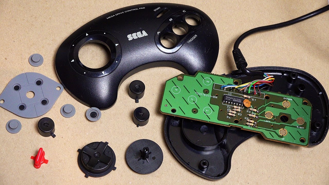 Defective MEGA DRIVE CONTROLLER - Cleaning & Repair (LSTlog #5) [4K]