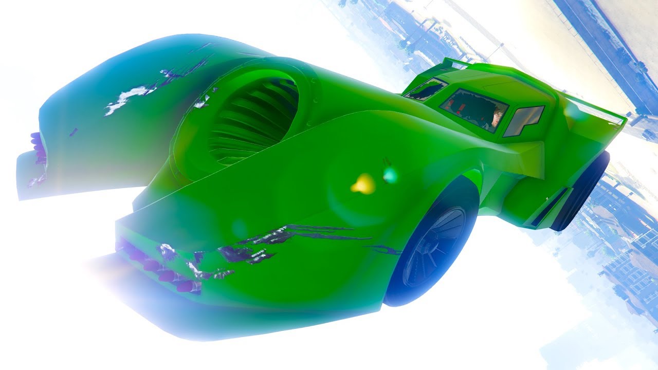Mit dem BATMOBIL kleine AUTOS weg SCHLEUDERN!