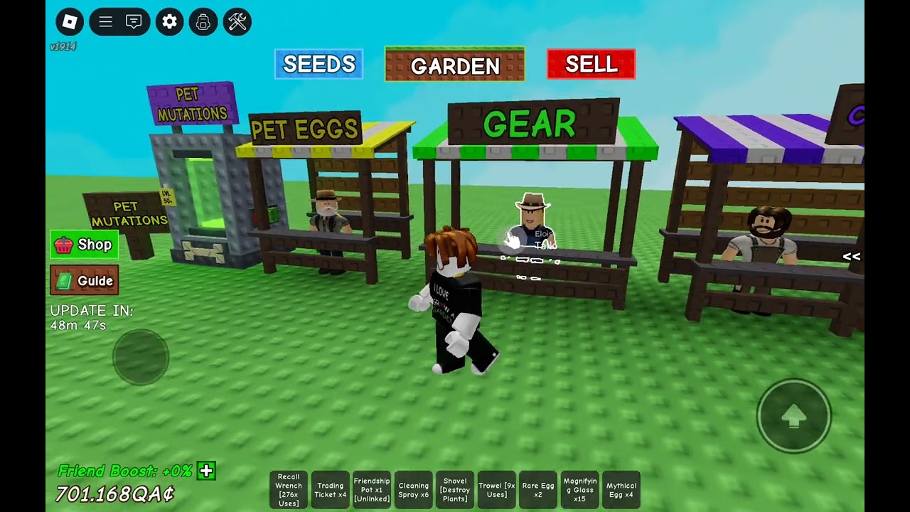 Gag update (seed stages)