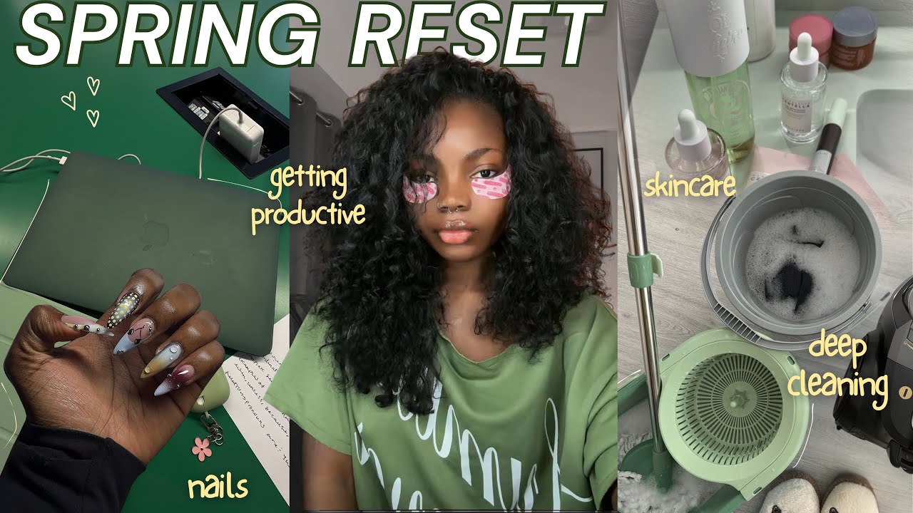 Spring Reset Vlog 🌷 Deep Cleaning, Nails, Brunch & Getting My Life Together