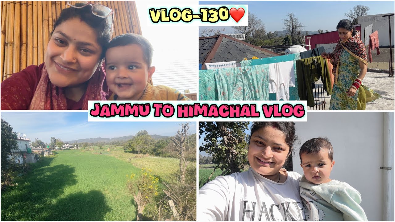 Jammu to Himachal vlog❤️Suddenly aana pada🙂Vishali zone 