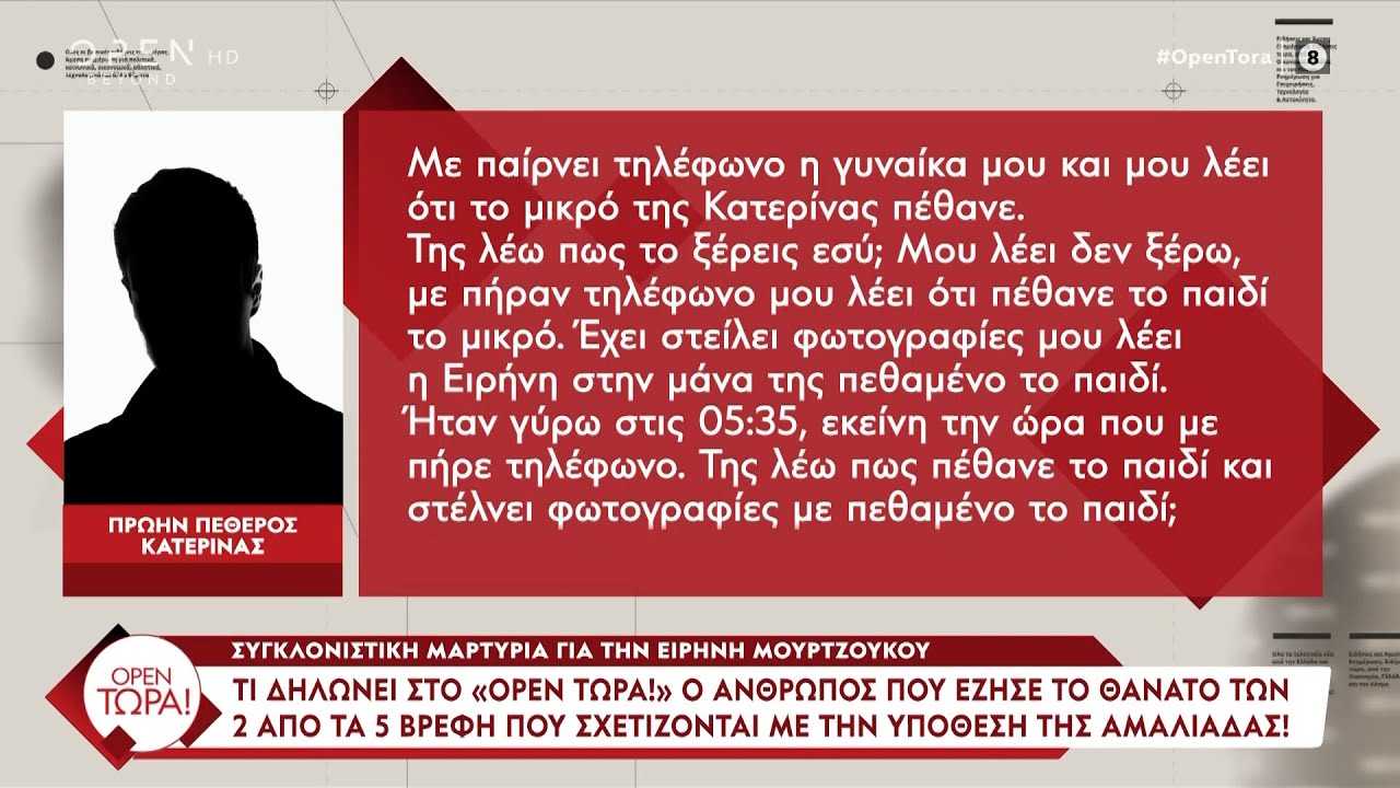 Συγκλονίζει η μαρτυρία του πρώην πεθερού της Κατερίνας για την Ειρήνη Μουρτζούκου | Ethnos