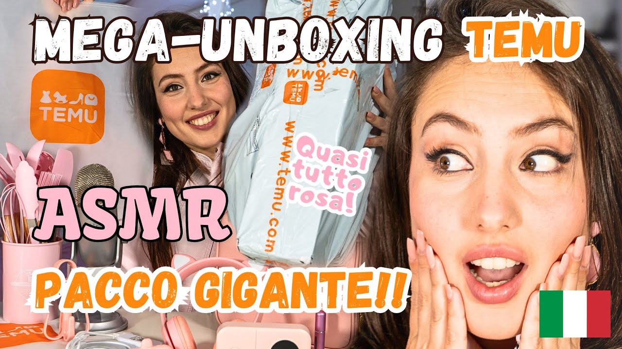 ASMR ITA | SPACCHETTIAMO IL MEGA PACCO TEMU DA 120€｜ASSURDO! 🙀|
