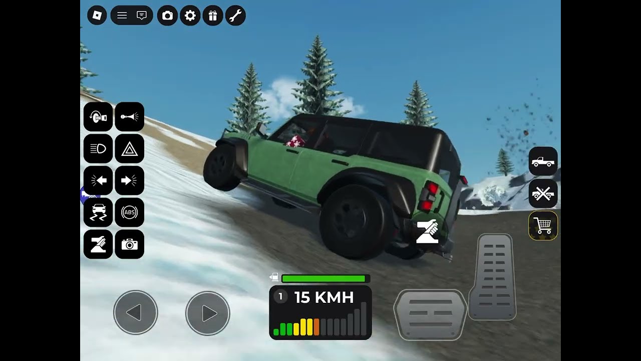 Truck and suv driving