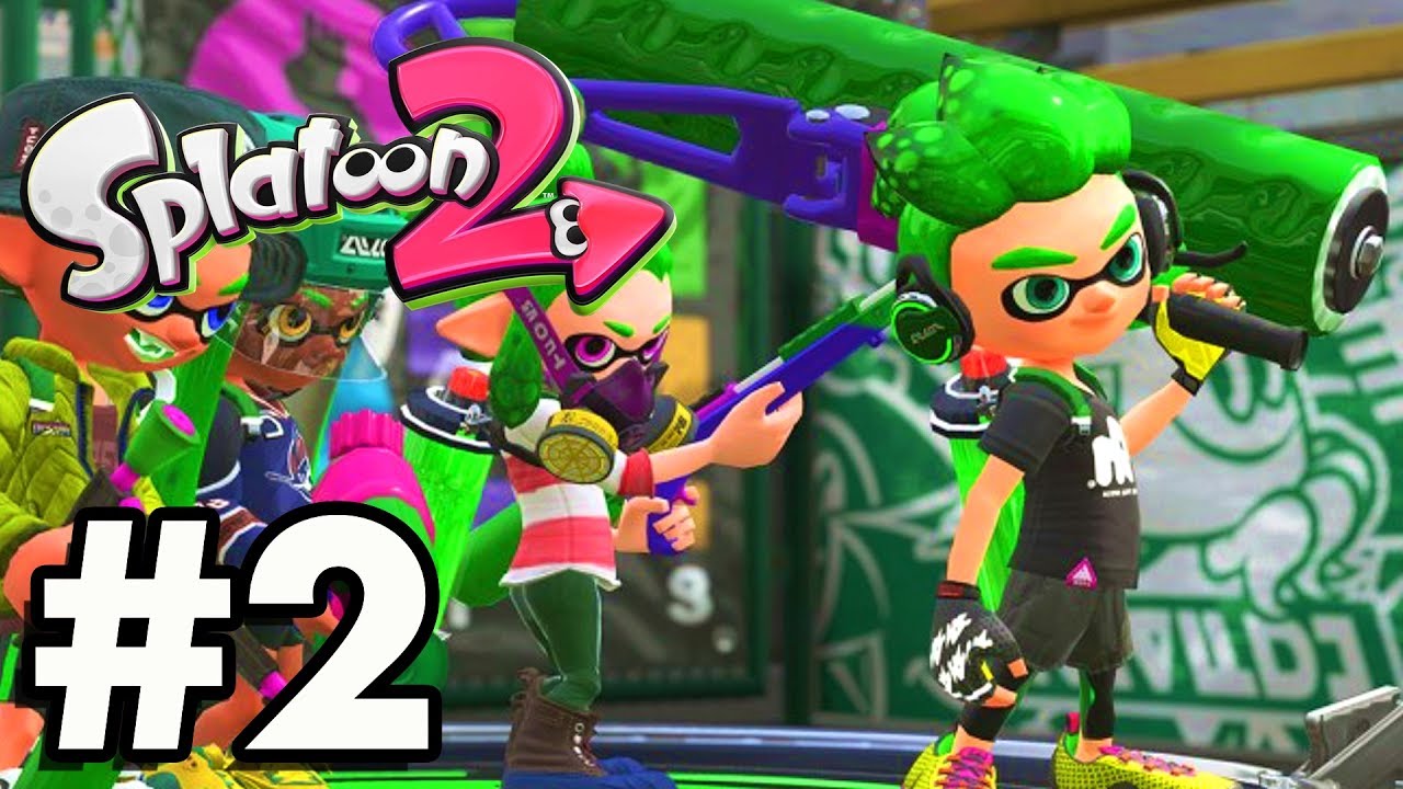 Splatoon 2 | Gameplay Part 2 (Nintendo Switch) | Splat Dualies New Gun Unlocked!