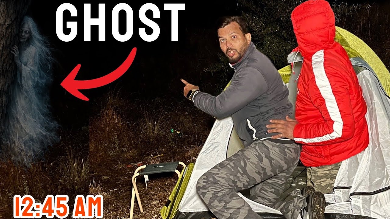 No More Camping at Haunted Church ⛪️ | आधी रात को भूत आ गया | Scary Night Camping #vlog 
